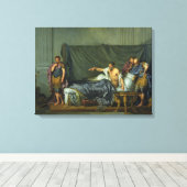 Der Kaiser Severus, der seinen Sohn wiederaufbaut Leinwanddruck (Insitu (Holzboden))