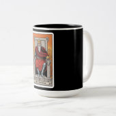 Der Kaiser Tarot Zweifarbige Tasse (VorderseiteRechts)