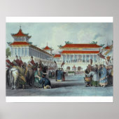 Der Kaiser Teon-Kwang überprüfte seine Garden, Pal Poster (Vorne)