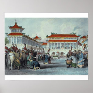 Der Kaiser Teon-Kwang überprüfte seine Garden, Pal Poster