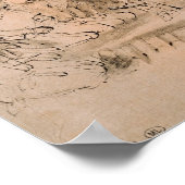 Der Kaiser Timur auf seinem Thron Poster (Ecke)