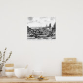 Der Kaiserpalast in Ido, Japan Poster (Küche)
