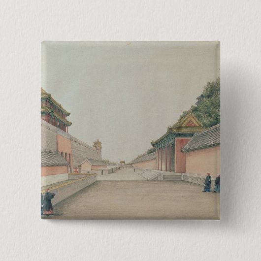 Der Kaiserpalast in Peking Button (Vorderseite)