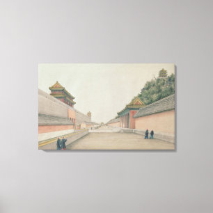 Der Kaiserpalast in Peking Leinwanddruck