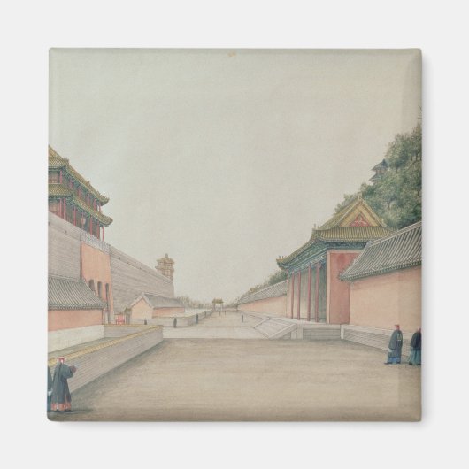 Der Kaiserpalast in Peking Magnet (Vorne)