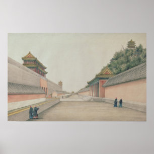 Der Kaiserpalast in Peking Poster