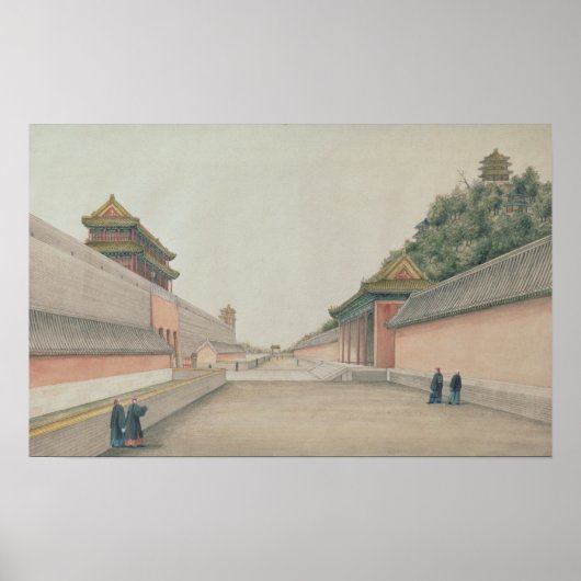 Der Kaiserpalast in Peking Poster (Vorne)