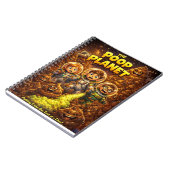 Der Kaka-Planet Lustige Kinder-Weltraum-Abenteuer Notizblock (Linke Seite)