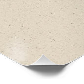 Der Kaktus an der Spitze seiner grafischen Form Poster (Ecke)