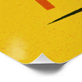 Der Kaktusaufstieg unter der Sonne Poster (Ecke)