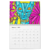 Der Kalender der farbenfrohen Katzen (Feb 2027)