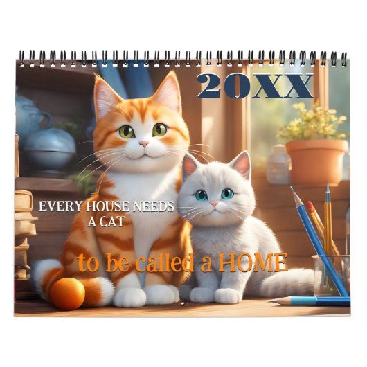Der Kalender der Illustrierten Katze (Titelbild)