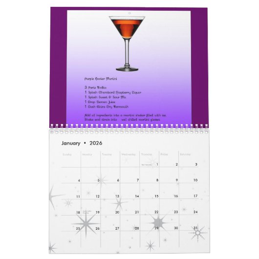 Der Kalender der Martini-Liebhaber 2010 (Jan 2026)