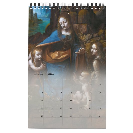 Der Kalender der Renaissance-Meister (Jan 2026)