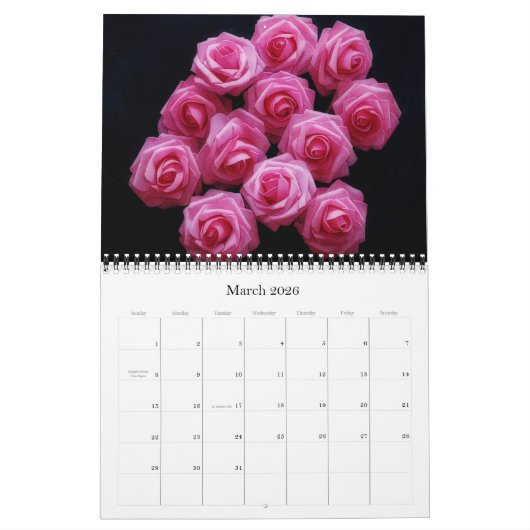 Der Kalender der Rose (Mär 2026)