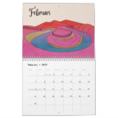 Der Kalender der spain-Sehenswürdigkeit (Feb 2027)