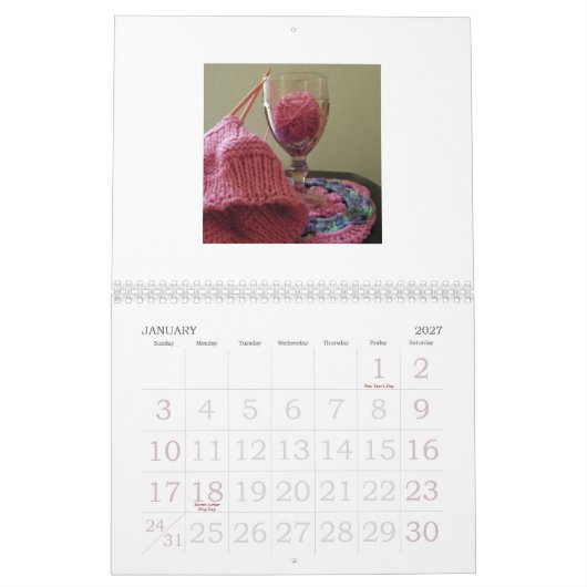 Der Kalender des Garn-Liebhabers (Jan 2027)