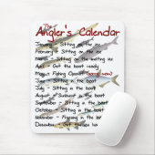 Der Kalender Mousepad des Anglers (Mit Mouse)