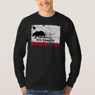 Der kalifornische Bär zieht nach Washington und wa T-Shirt
