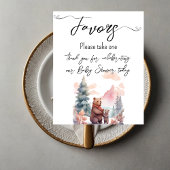 Der kalte Winterwald im Freien birgt Kinderliebhab Poster