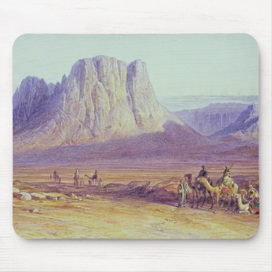 Der Kamel-Zug, Condessi, Berg Sinai, 1848 Mousepad (Vorne)