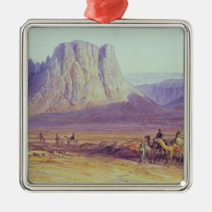Der Kamel-Zug, Condessi, Berg Sinai, 1848 Ornament Aus Metall