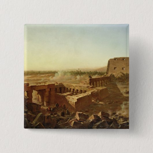 Der Kampf am Tempel von Karnak Button (Vorderseite)