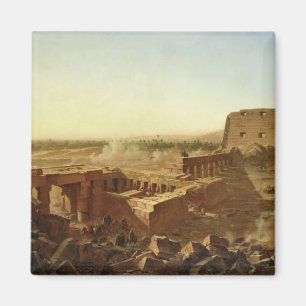 Der Kampf am Tempel von Karnak Magnet