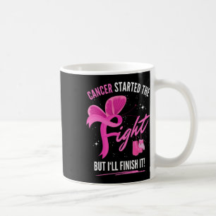 Der Kampf begann, aber ich beende ihn mit dem Brus Kaffeetasse