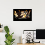 Der Kampf beginnt - Drache gegen Pegasus Poster (Heimbüro)