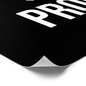 Der Kampf, den Sie fühlen, ist Fortschritt - Motiv Poster (Ecke)