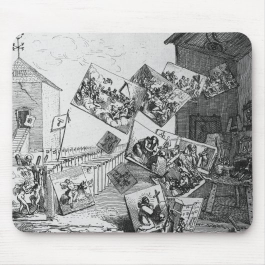 Der Kampf der Bilder, 1745 Mousepad (Vorne)
