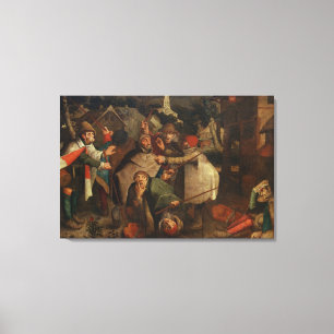 Der Kampf der blinden Männer, 1643 Leinwanddruck