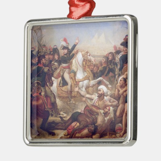 Der Kampf der Pyramiden, am 21. Juli 1798 Ornament Aus Metall (Links)