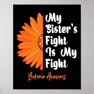 Der Kampf der Schwester ist meine Kampagne gegen d Poster