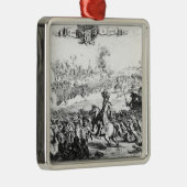 Der Kampf des Boyne, am 1. Juli 1690 Silbernes Ornament (Rechts)