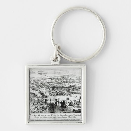 Der Kampf des Boyne, c.1690 Schlüsselanhänger (Vorne)