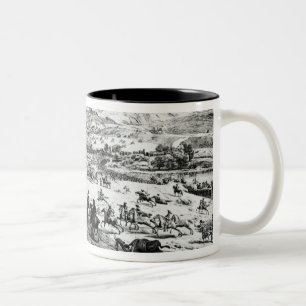 Der Kampf des Boyne, c.1690 Zweifarbige Tasse