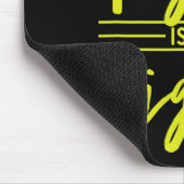 Der Kampf des Lehrers ist mein Kampf gegen die Nie Mousepad (Ecke)