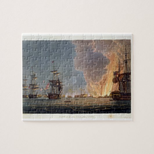 Der Kampf des Nils am 1. August 1798 graviert Puzzle (Horizontal)
