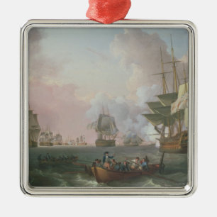Der Kampf des Nils Silbernes Ornament