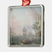 Der Kampf des Nils Silbernes Ornament (Links)