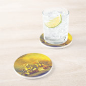 Der Kampf des Saintes durch Thomas Mitchell 1782 Getränkeuntersetzer (Seite)