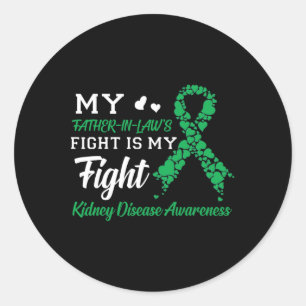 Der Kampf des Schwiegers ist meine Bekämpfung der Runder Aufkleber