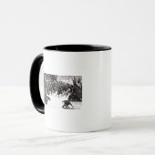 Der Kampf des Washita Tasse (Vorderseite Links)