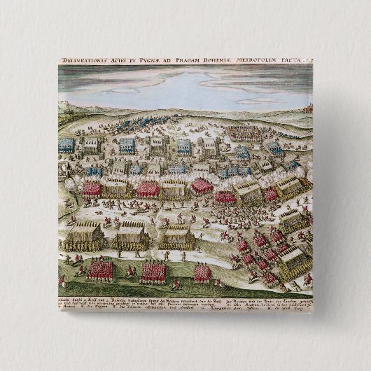 Der Kampf des weißen Berges, am 8. November 1620 Button (Vorderseite)