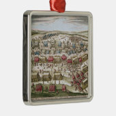 Der Kampf des weißen Berges, am 8. November 1620 Silbernes Ornament (Rechts)