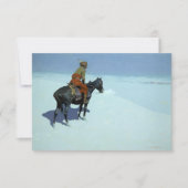 Der Kampf, Freunde oder Feinde von Frederic Reming Dankeskarte (Vorderseite)