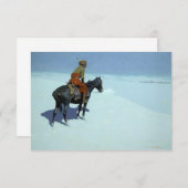 Der Kampf, Freunde oder Feinde von Frederic Reming Dankeskarte (Vorne/Hinten)