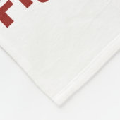 Der Kampf für Freiheit Fleece Blanket (Ecke)